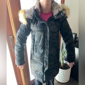 Vince Camuto Camo Down Coat